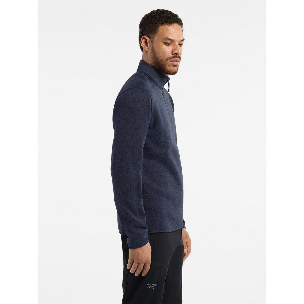 Men's Covert Half Zip - Black Sapphire