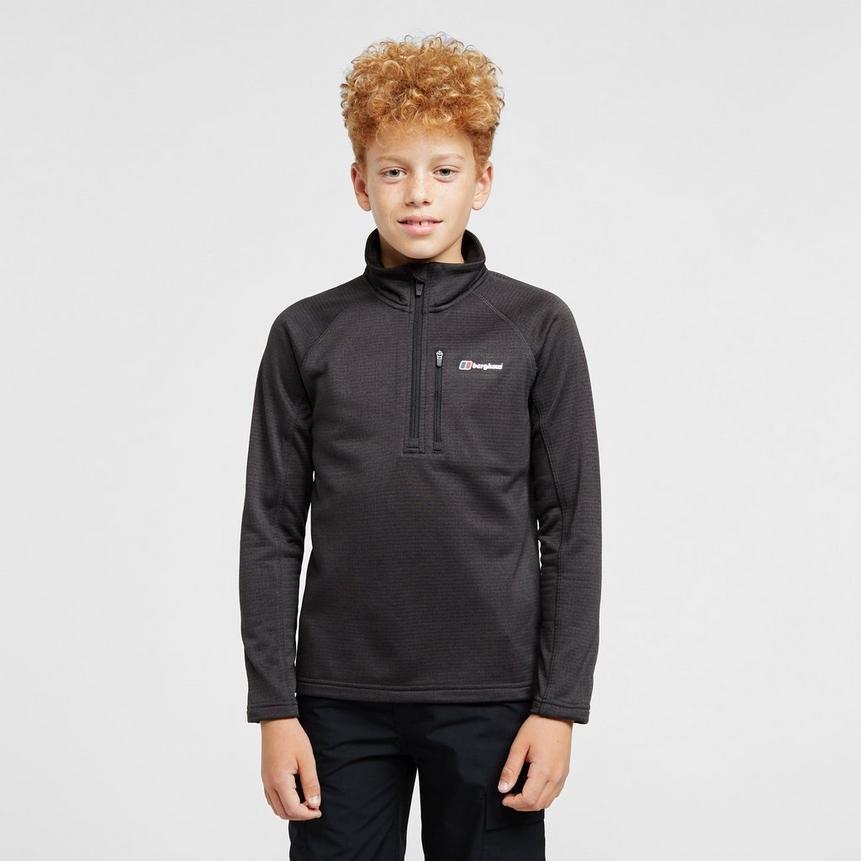 Kids' Pravitale 1/2 Zip Fleece - Black