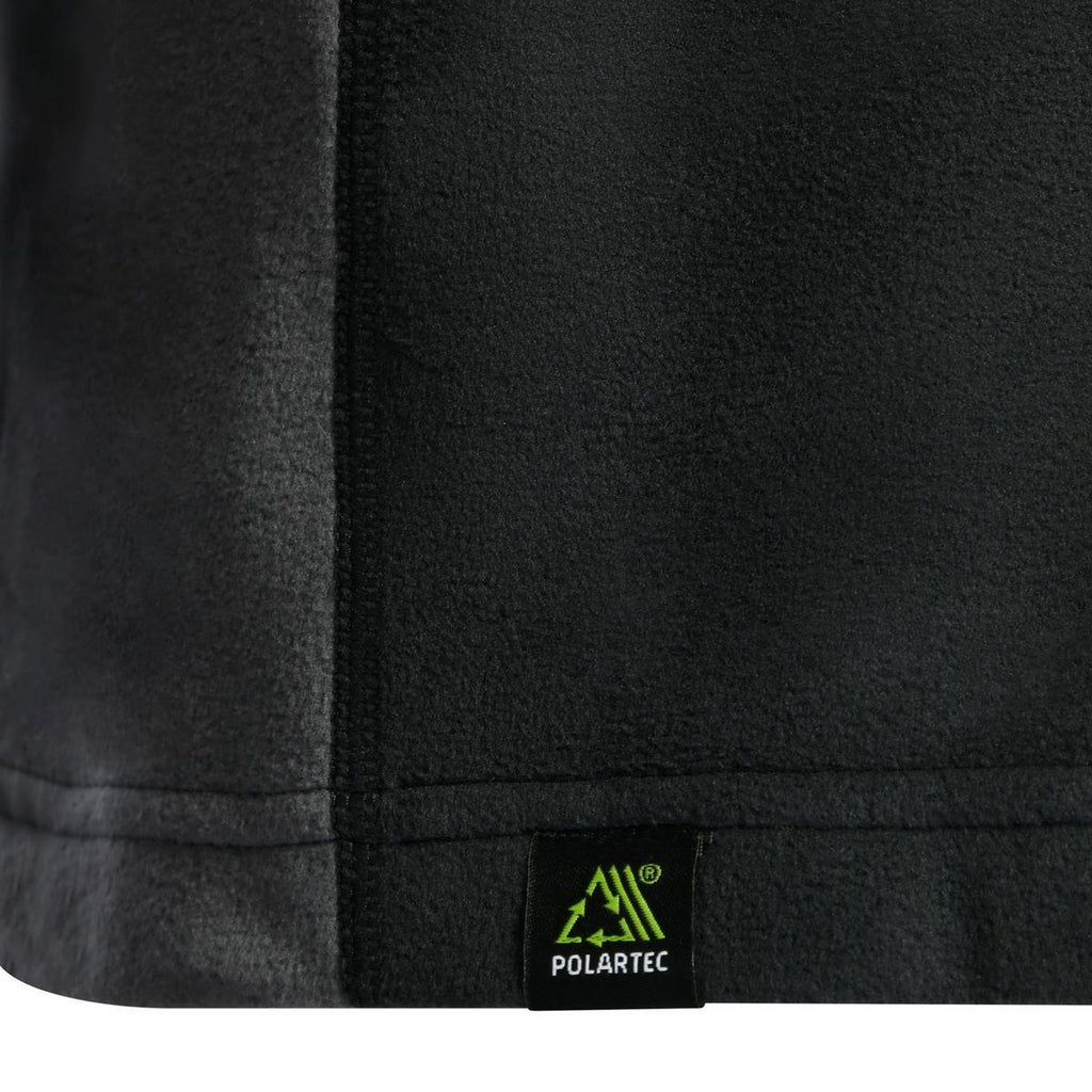 Men's Hartsop 1/2 Zip Fleece - Jet Black / Grey Pinstripe