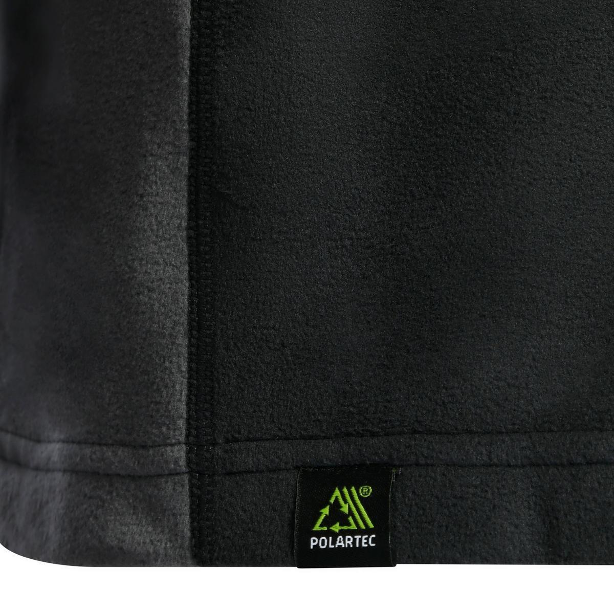 Men's Hartsop 1/2 Zip Fleece - Jet Black / Grey Pinstripe
