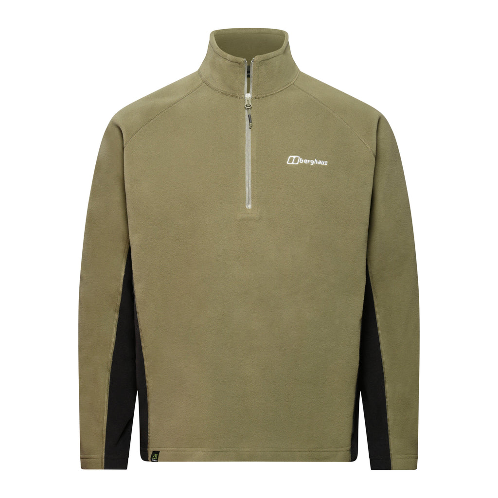 Men's Hartsop 1/2 Zip Fleece - Ivy Green / Jet Black