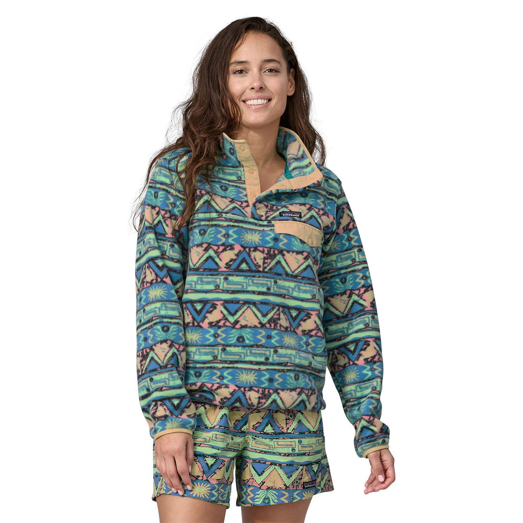 Women's Lightweight Synchilla Snap-T Pullover - High Hopes Geo