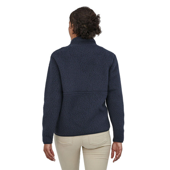 Women's Retro Pile Fleece Marsupial - New Navy