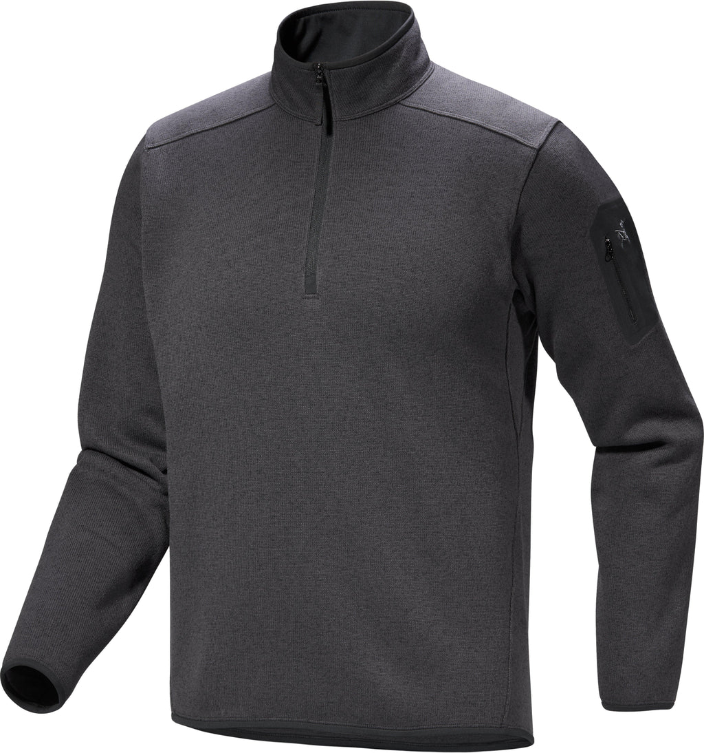 Men's Covert Half Zip - Black Heather II