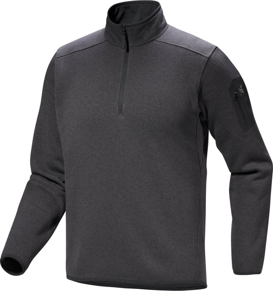 Men's Covert Half Zip - Black Heather II