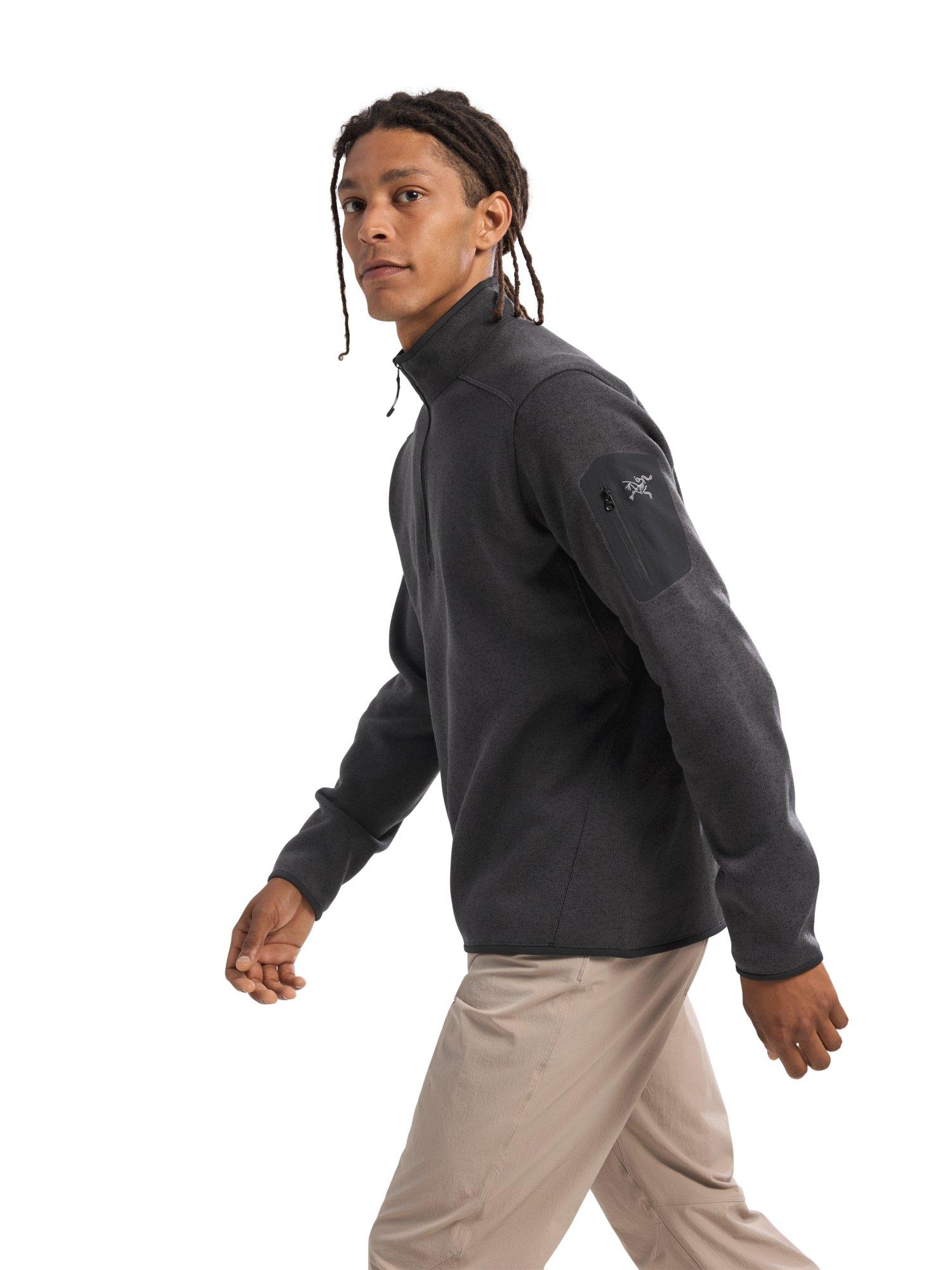 Men's Covert Half Zip - Black Heather II