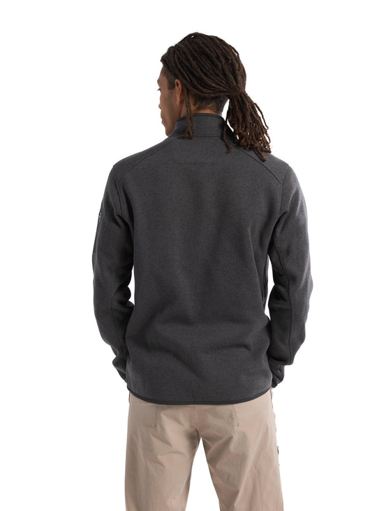 Men's Covert Half Zip - Black Heather II