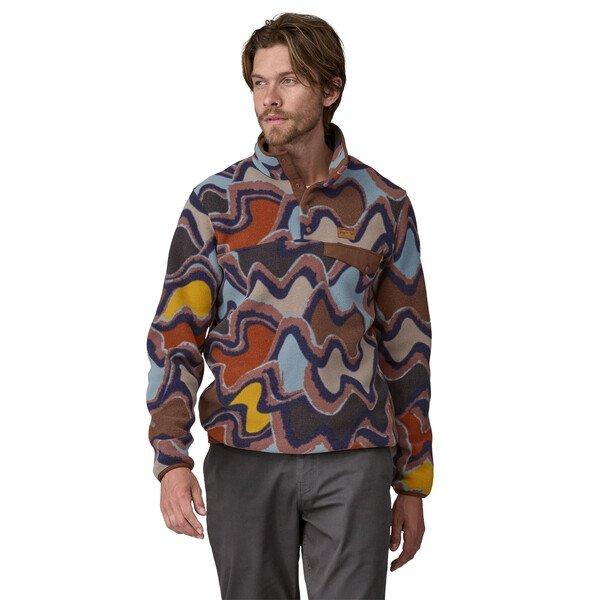 Men's Lightweight Synchilla Snap-T Pullover - Brown