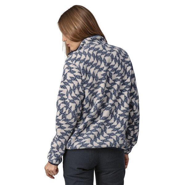 Women's Lightweight Synchilla Snap-T Pullover- Blue/White