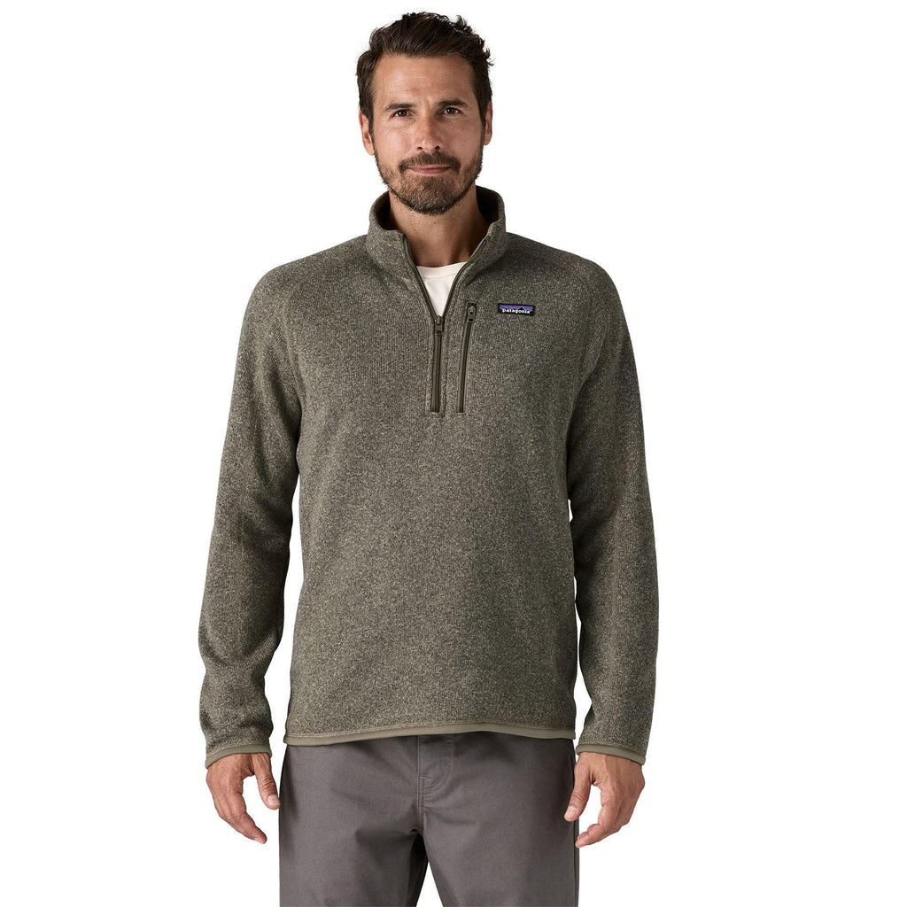 Men's Better Sweater 1/4 Zip Fleece - Green