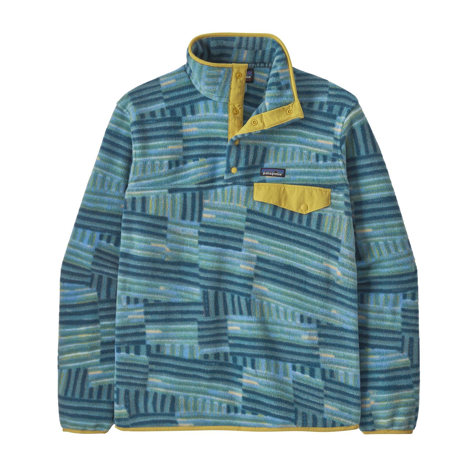 Patagonia Men's LW Synchilla Snap-T Pullover - Blue | Tiso