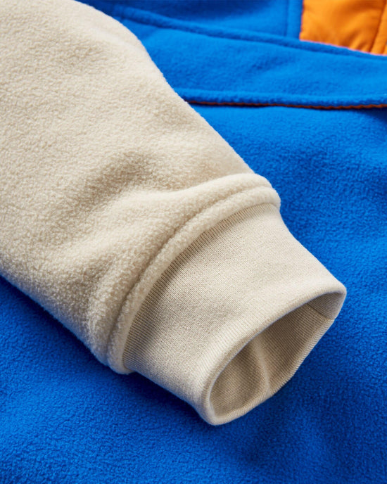 Women's Alexander 1/2 Zip Hooded Fleece - Blue / Orange