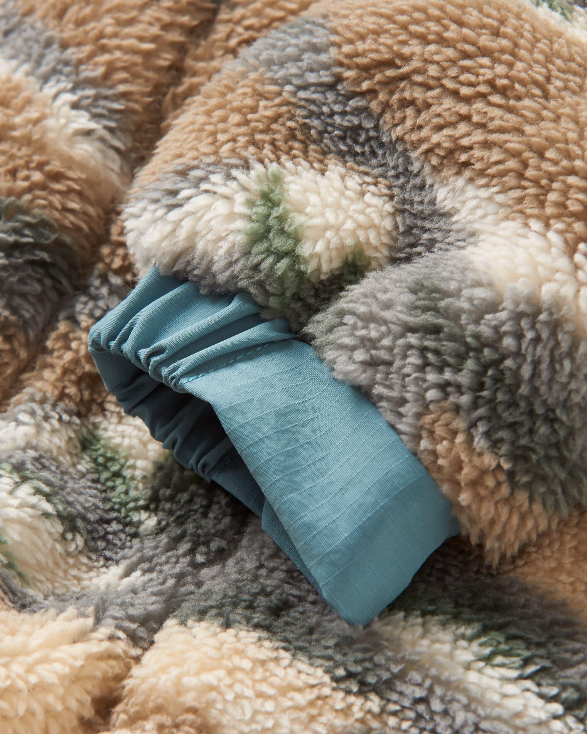 Women's Beaumont Sherpa Hooded Fleece - Cream / Blue