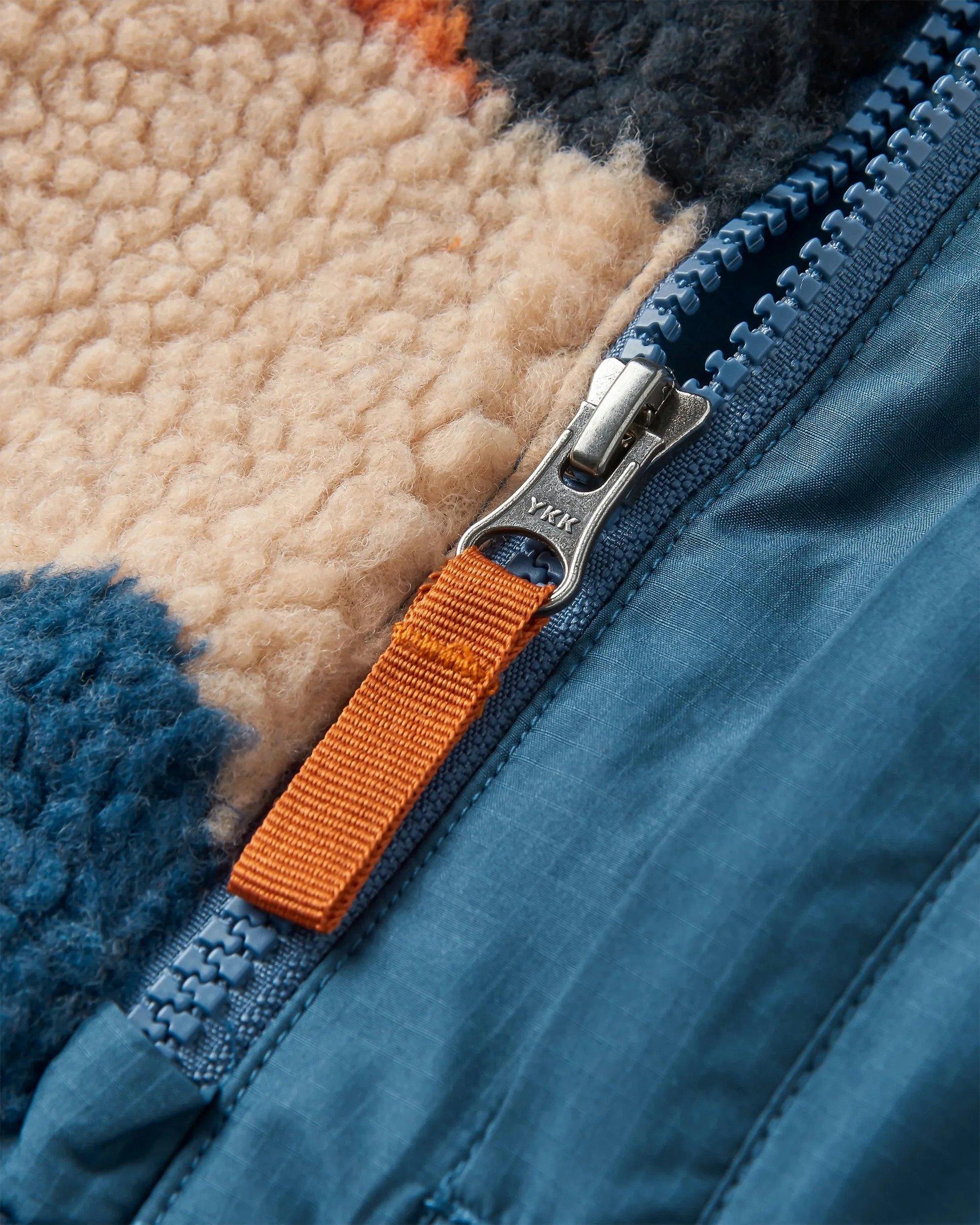 Men's Offroad Sherpa 1/2 Zip Fleece - Blue