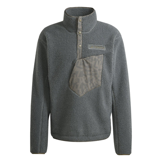 Men's Xploric Fleece Pullover - Green / Grey