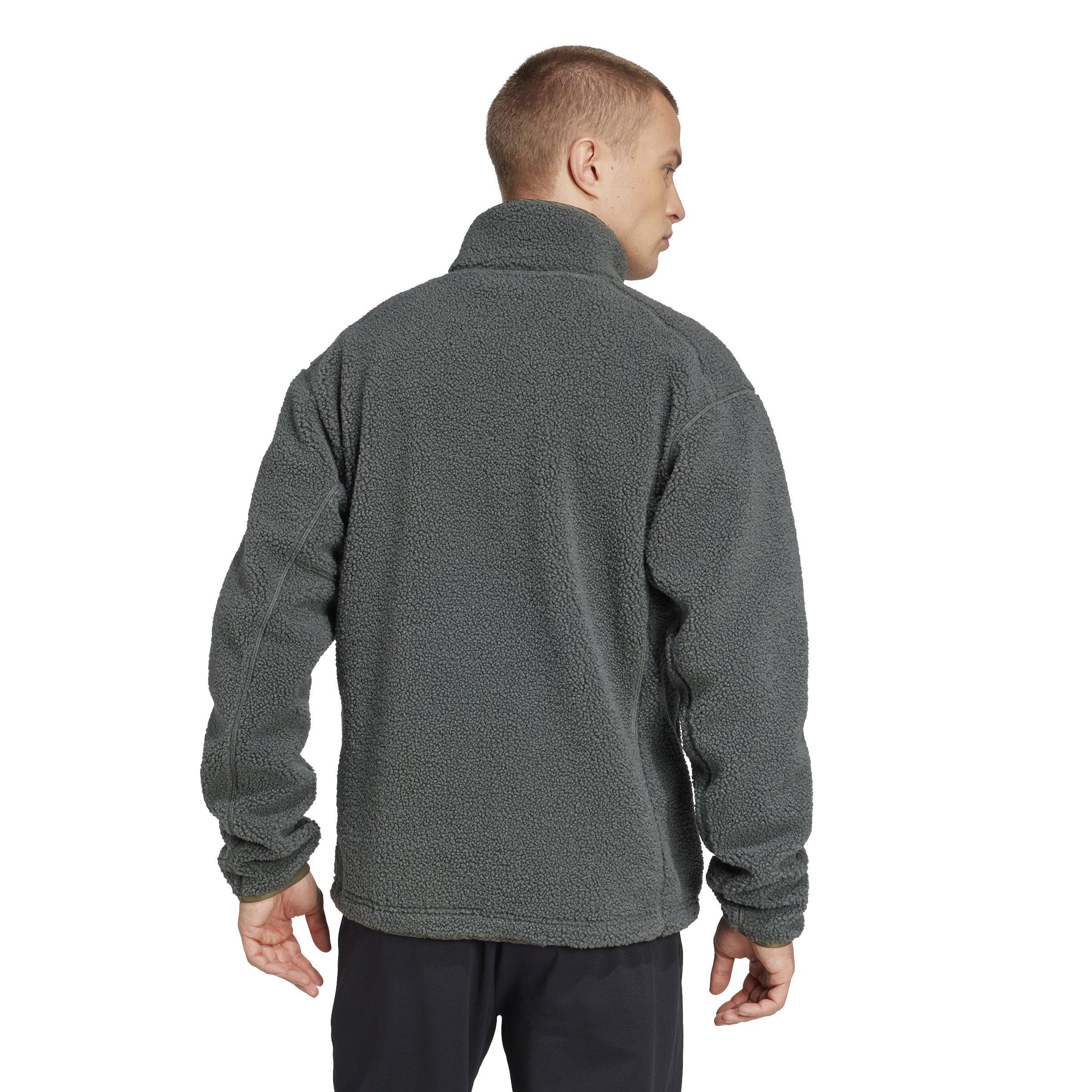 Men's Xploric Fleece Pullover - Green / Grey