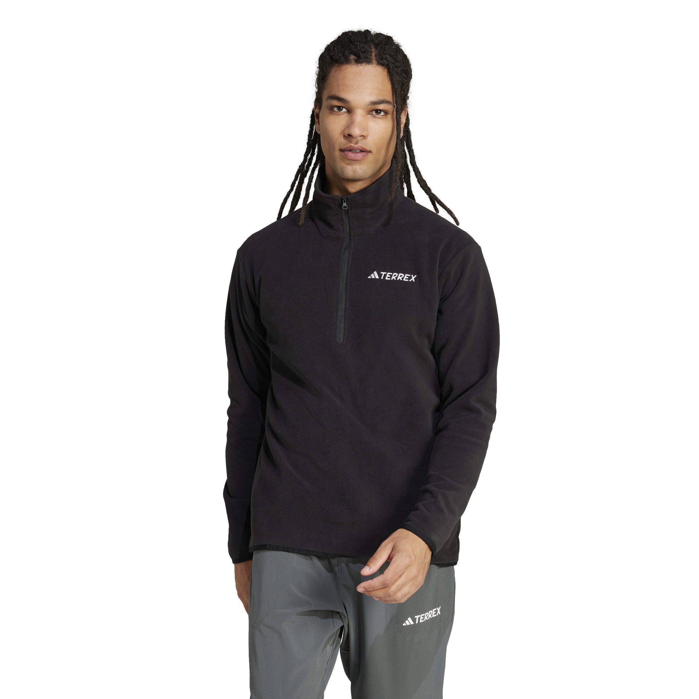Men's Multi 1/2 Zip Fleece - Black