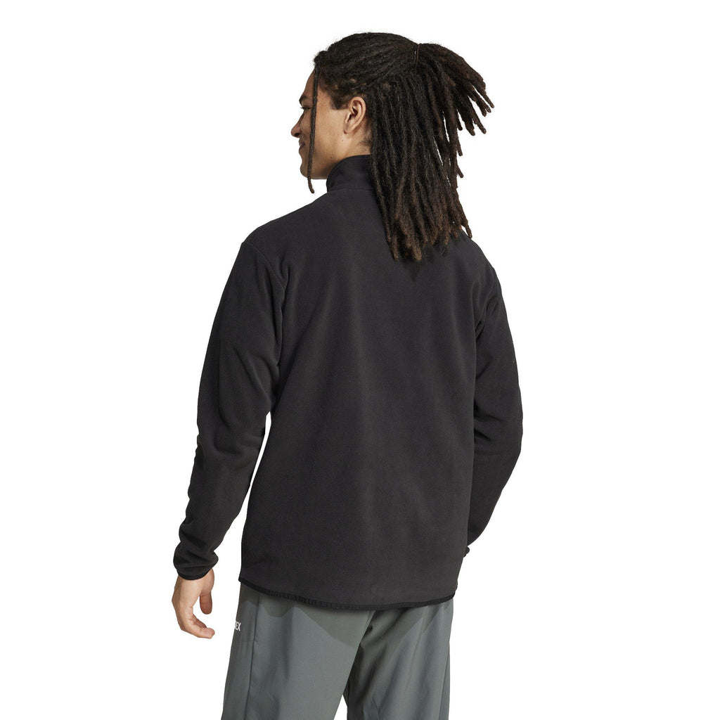 Men's Multi 1/2 Zip Fleece - Black
