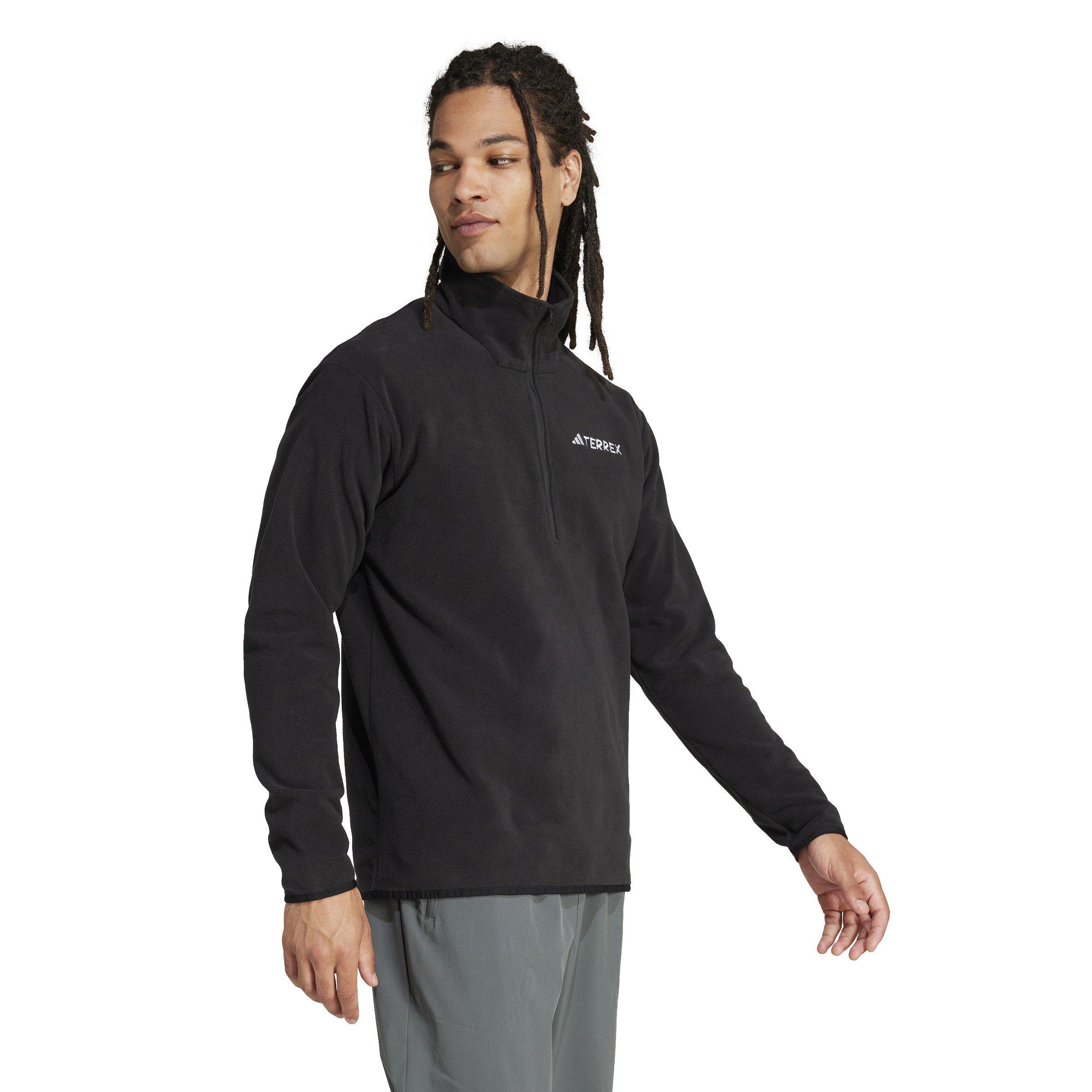 Men's Multi 1/2 Zip Fleece - Black
