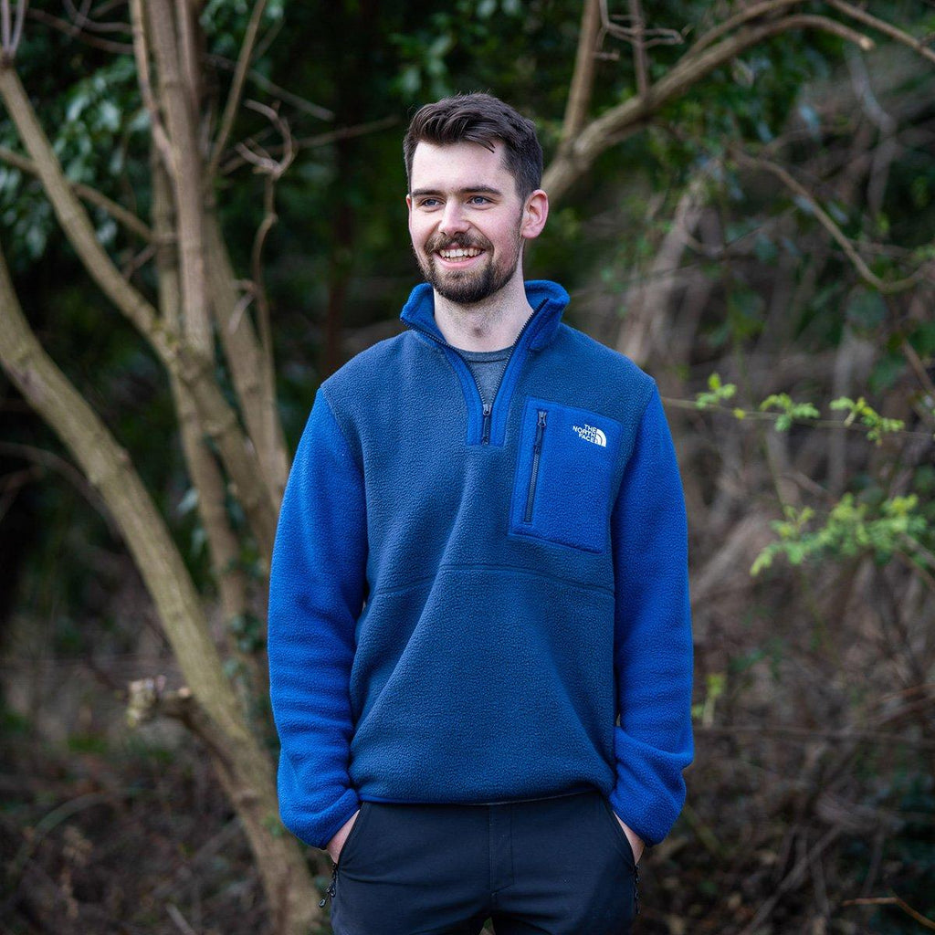 Men's Yumiori 1/4 Zip Fleece Jacket - Navy