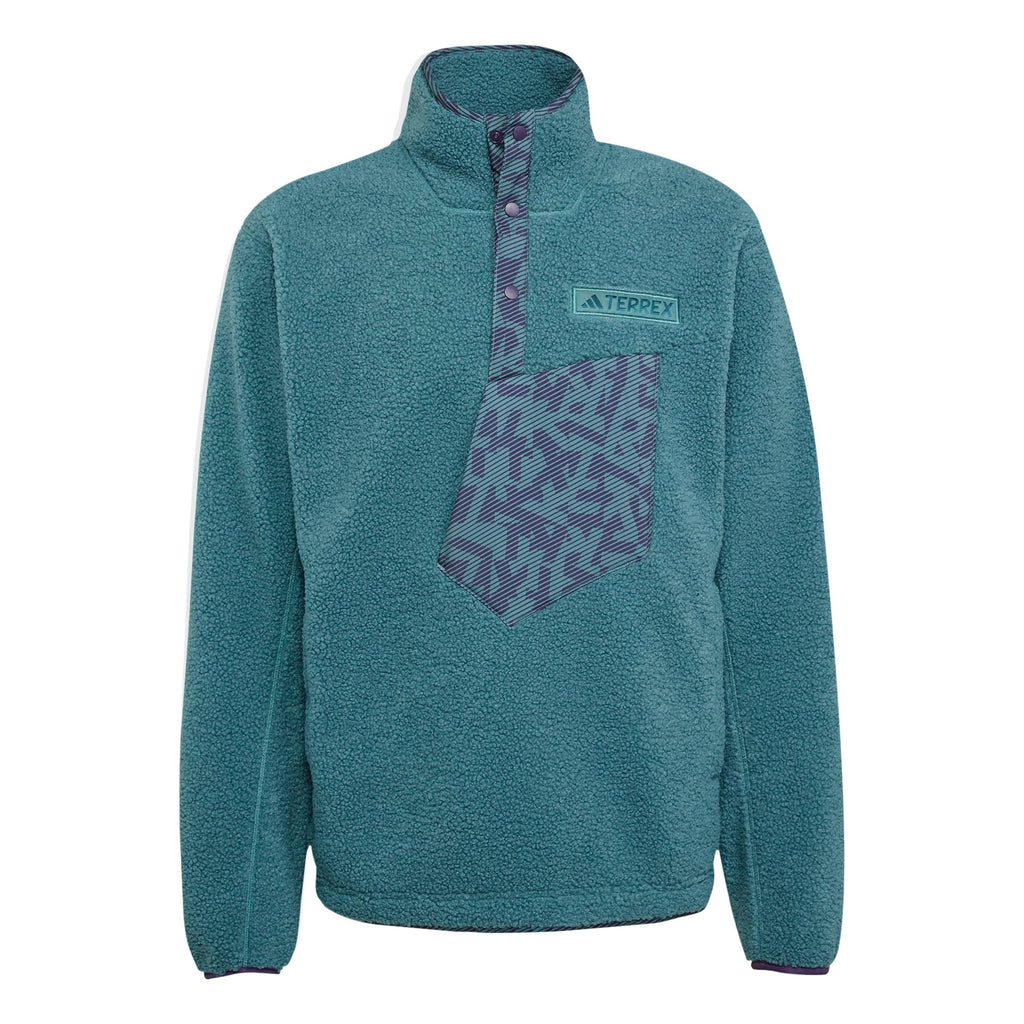 Men's Xploric High Pile Snap Fleece - Teal