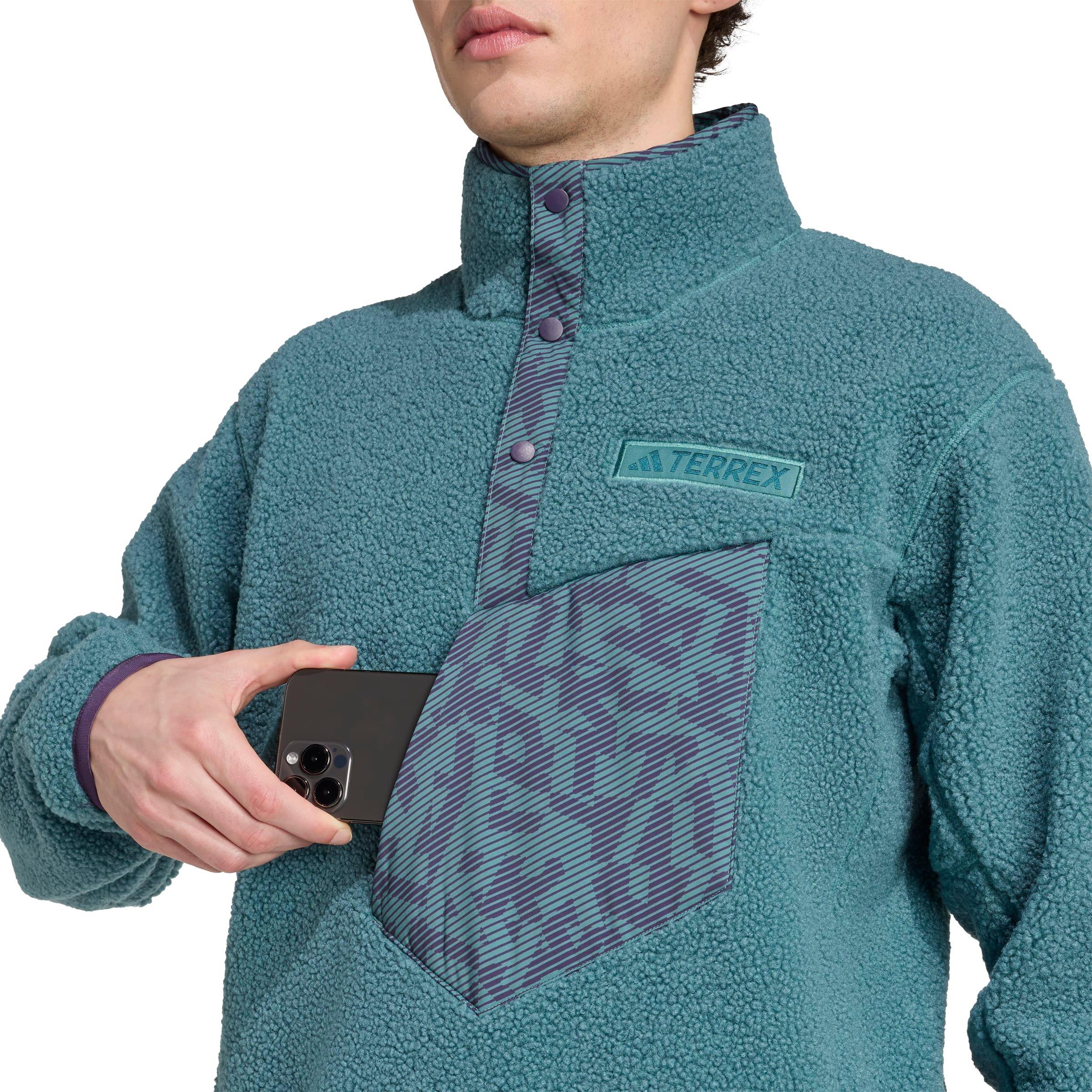Men's Xploric High Pile Snap Fleece - Teal