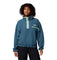 Women's Helvetia II Cropped 1/2 Snap Fleece - Blue