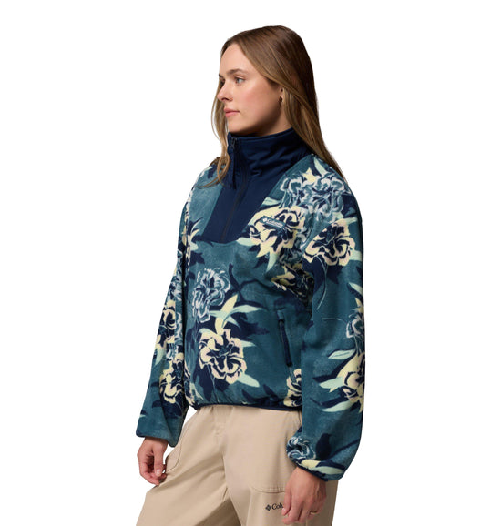 Women's Sequoia Grove Printed 1/2 Zip Fleece - Blue