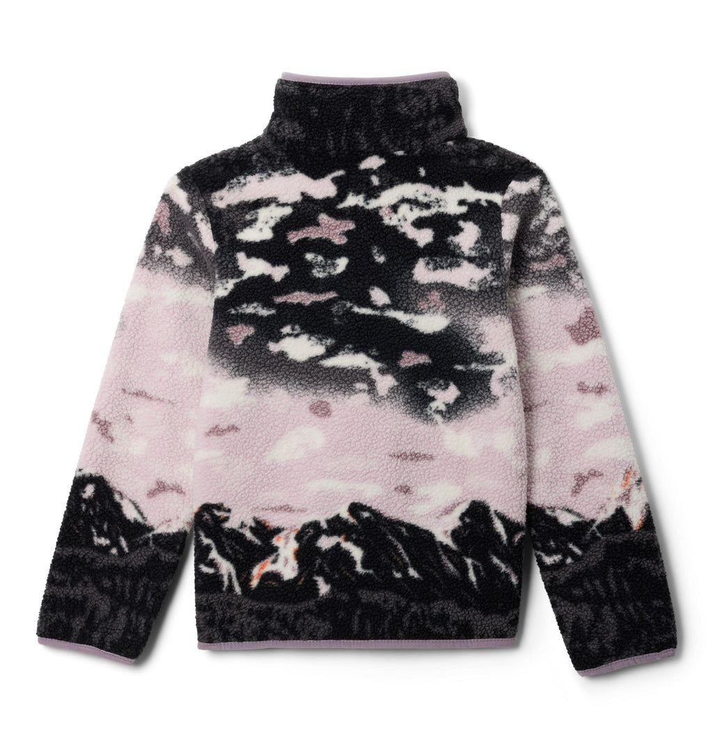 Kids' Helvetia II Printed 1/2 Snap Fleece - Purple