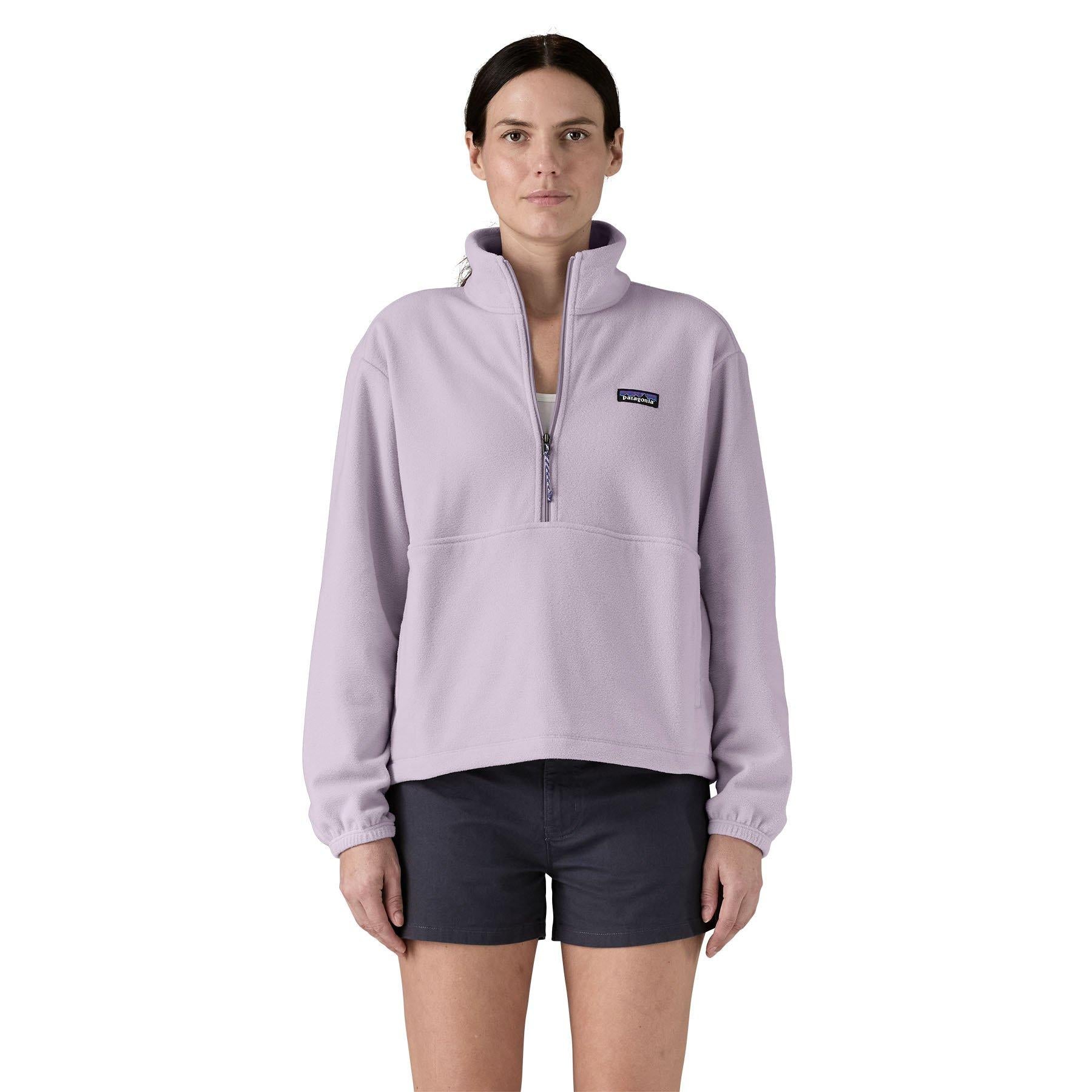 Women's Micro D™ 1/2 Zip Fleece Pullover - Purple