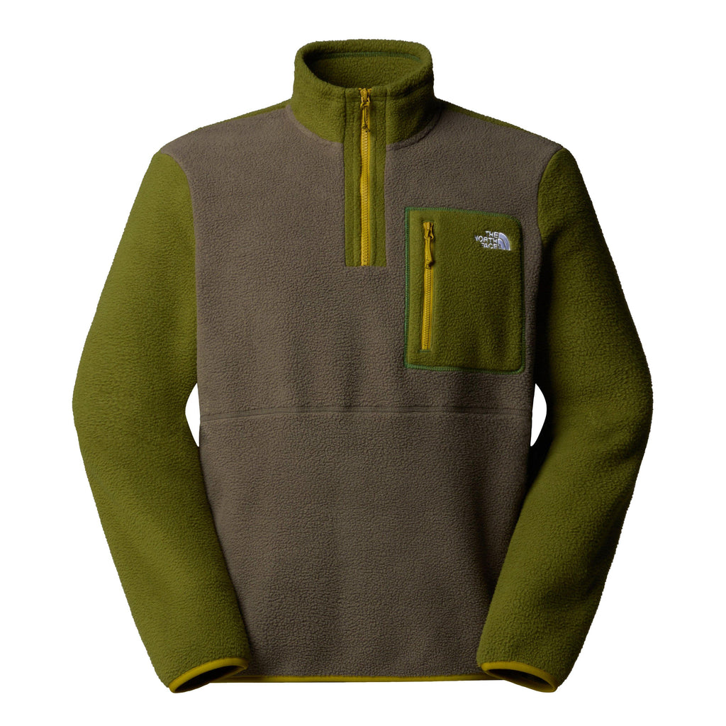 Men's Yumiori 1/4 Zip Fleece Jacket - Green