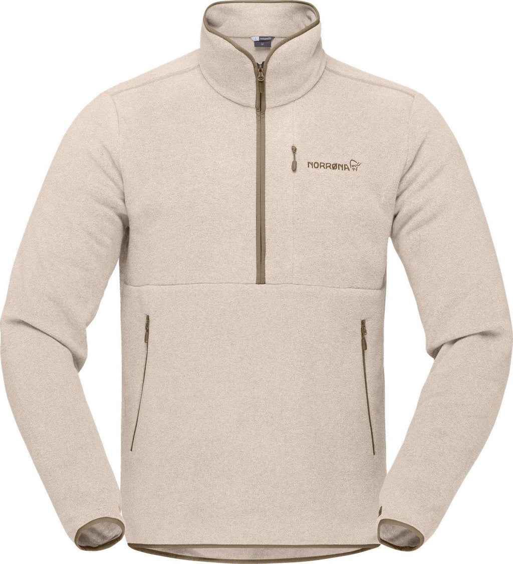 Men's Femund Warm2 Zip Neck Fleece - Cream