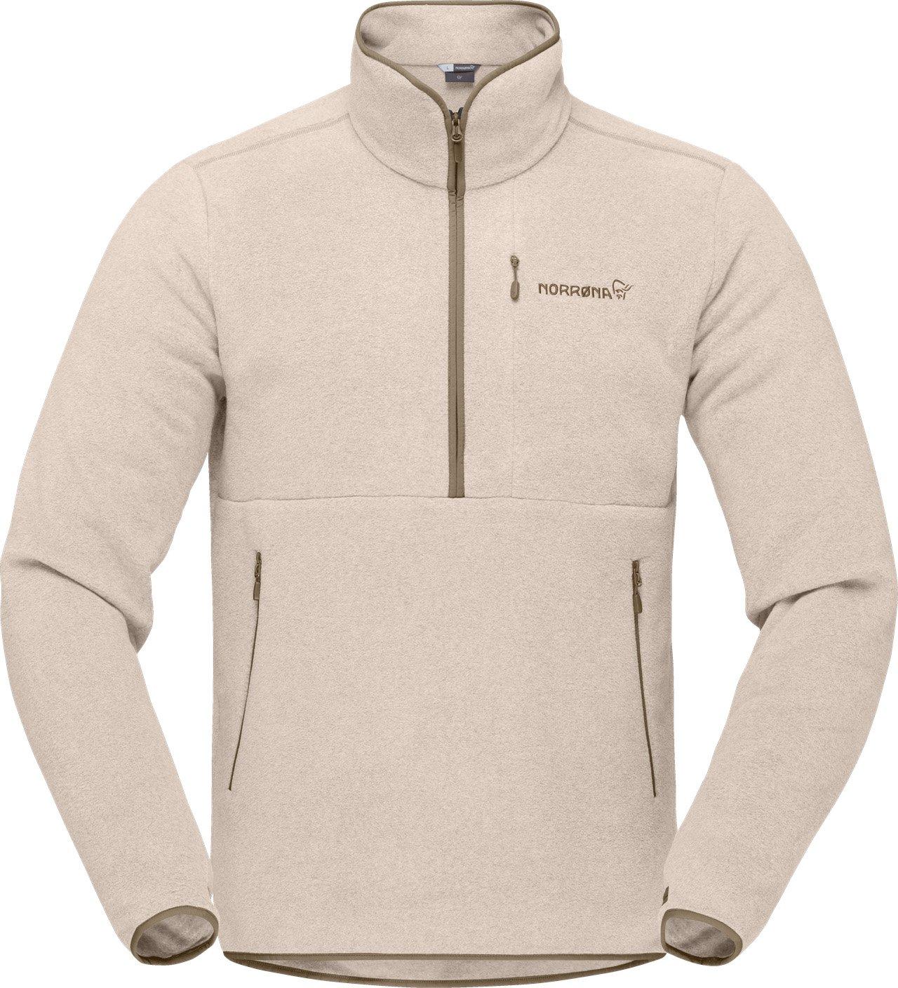 Men's Femund Warm2 Zip Neck Fleece - Cream
