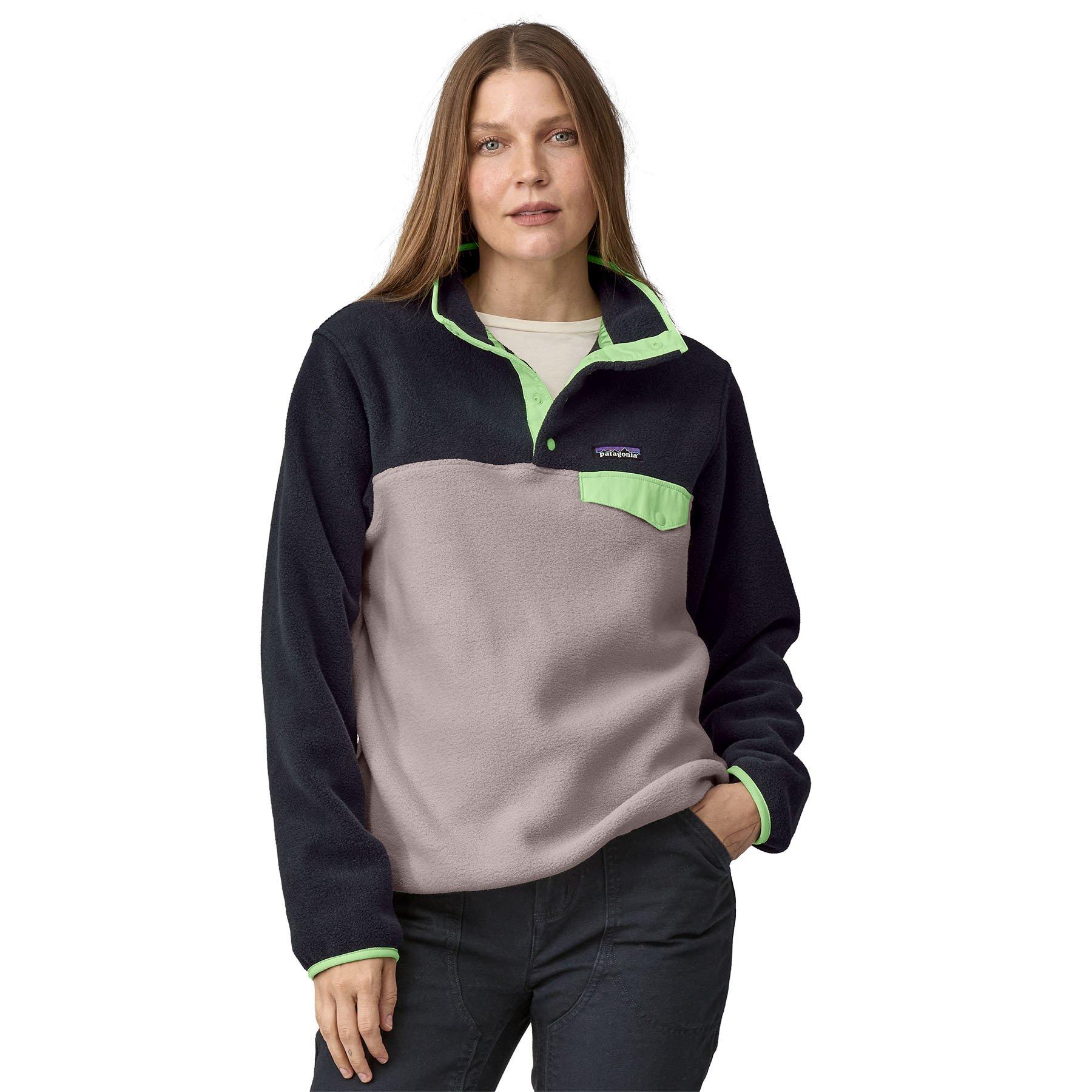 Women's Lightweight Synchilla Snap-T Pullover - Purple / Navy
