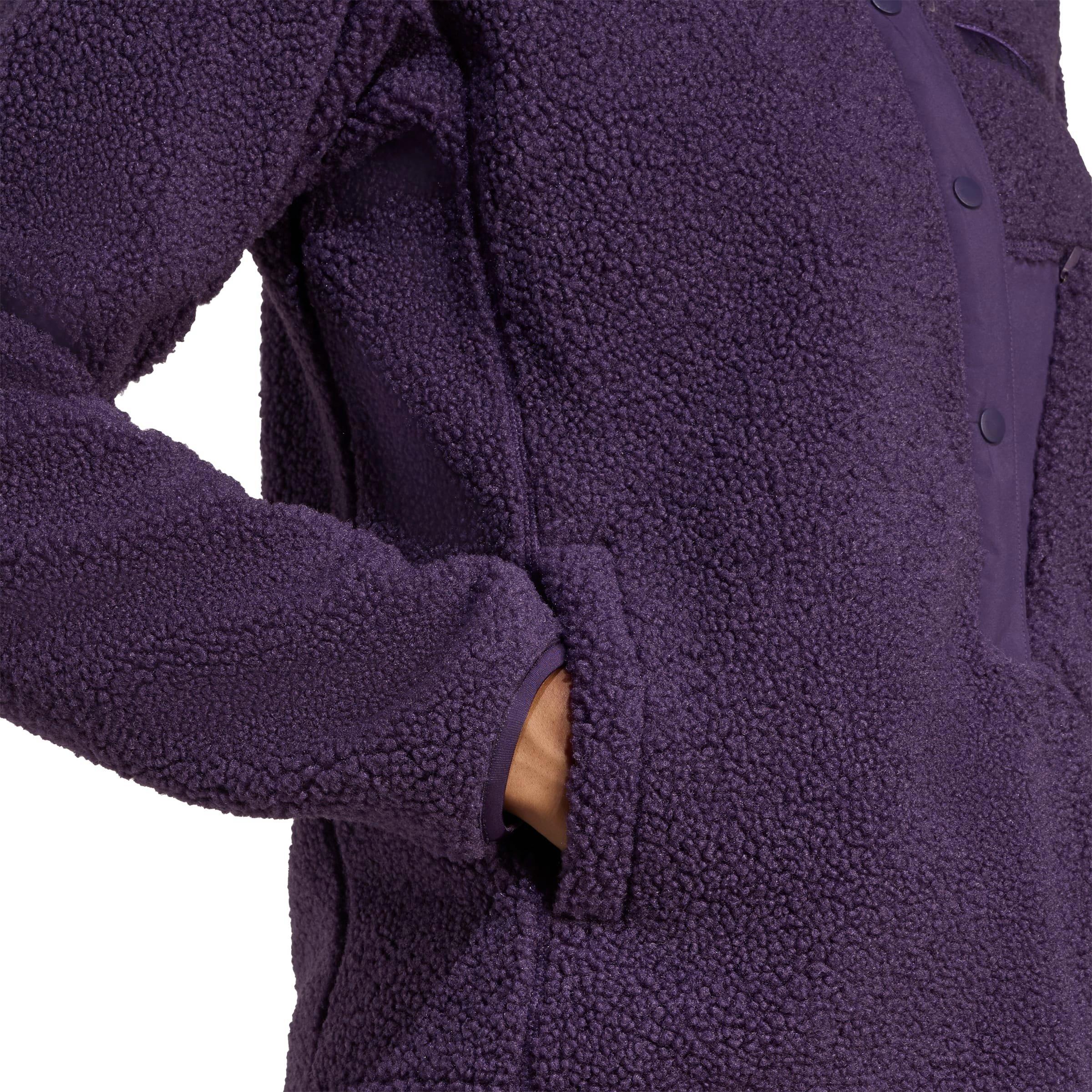 Women's Xploric High Pile Snap Fleece - Purple