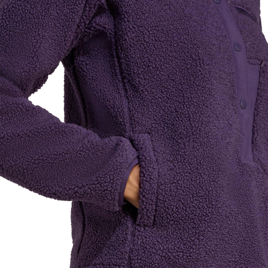Women's Xploric High Pile Snap Fleece - Purple
