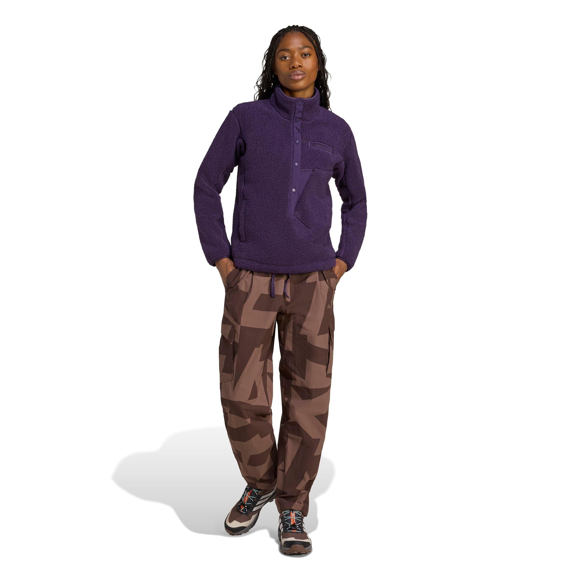 Women's Xploric High Pile Snap Fleece - Purple