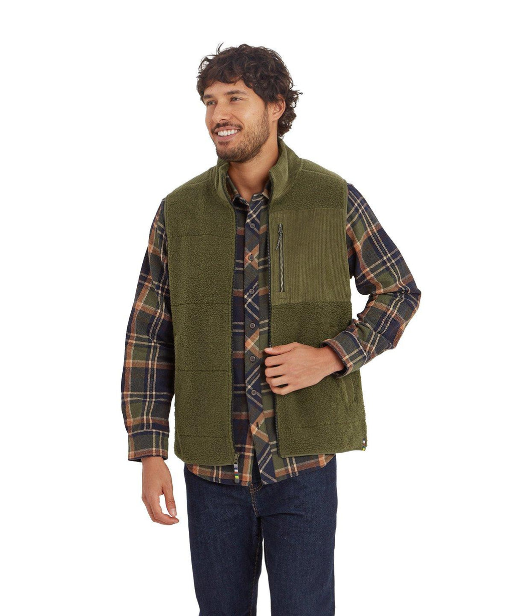 Men's Rangeli Fleece Vest - Green