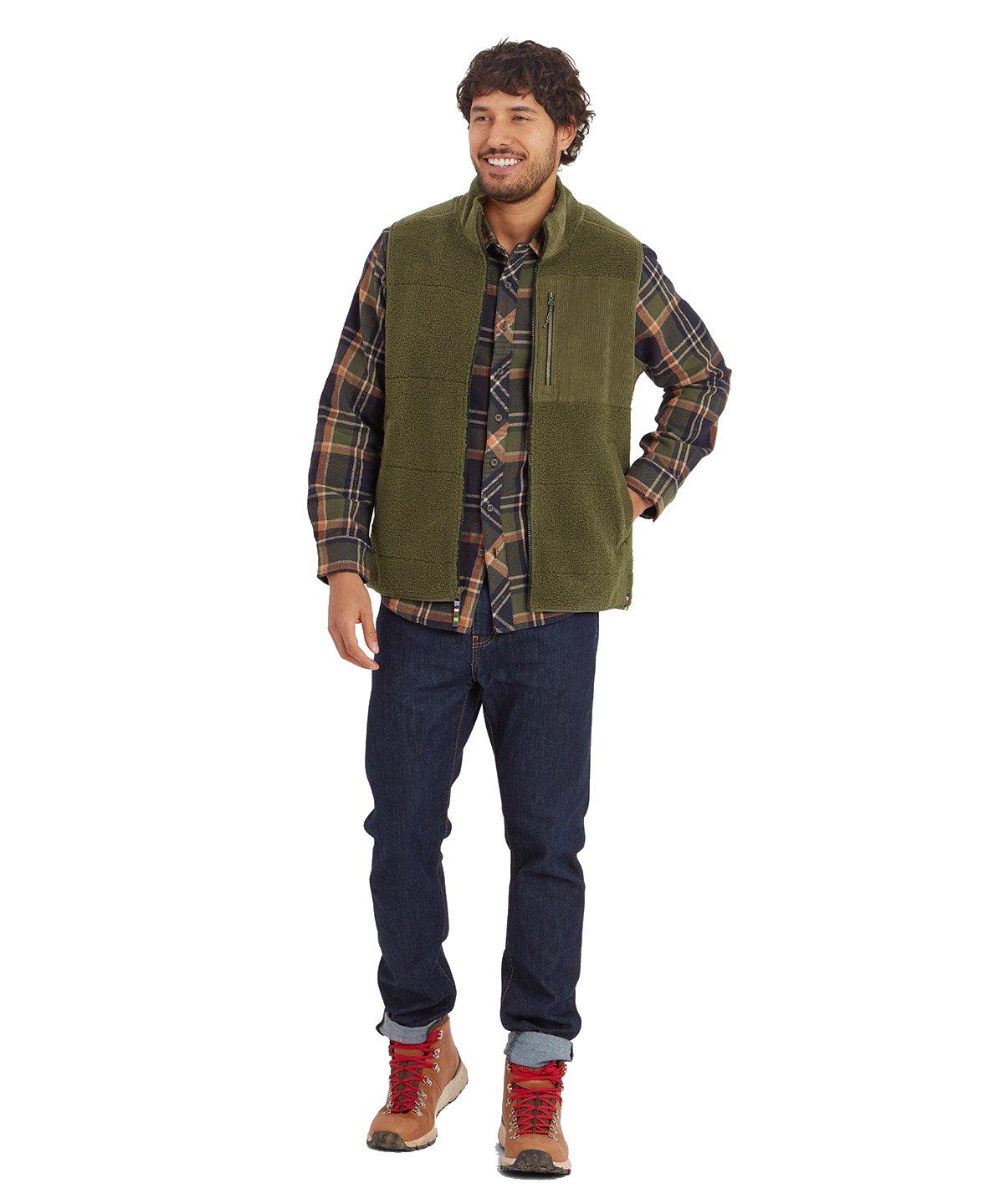 Men's Rangeli Fleece Vest - Green