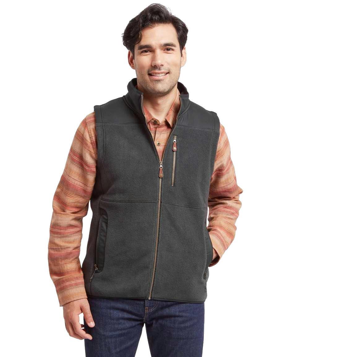 Men's Sanani Fleece Vest - Black