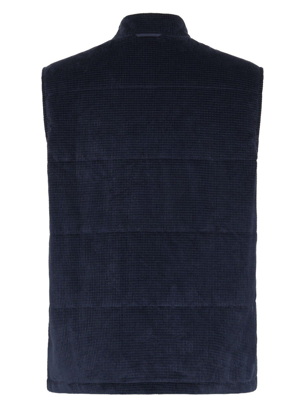 Men's 8 Wales Diamond Corduroy Vest - Navy