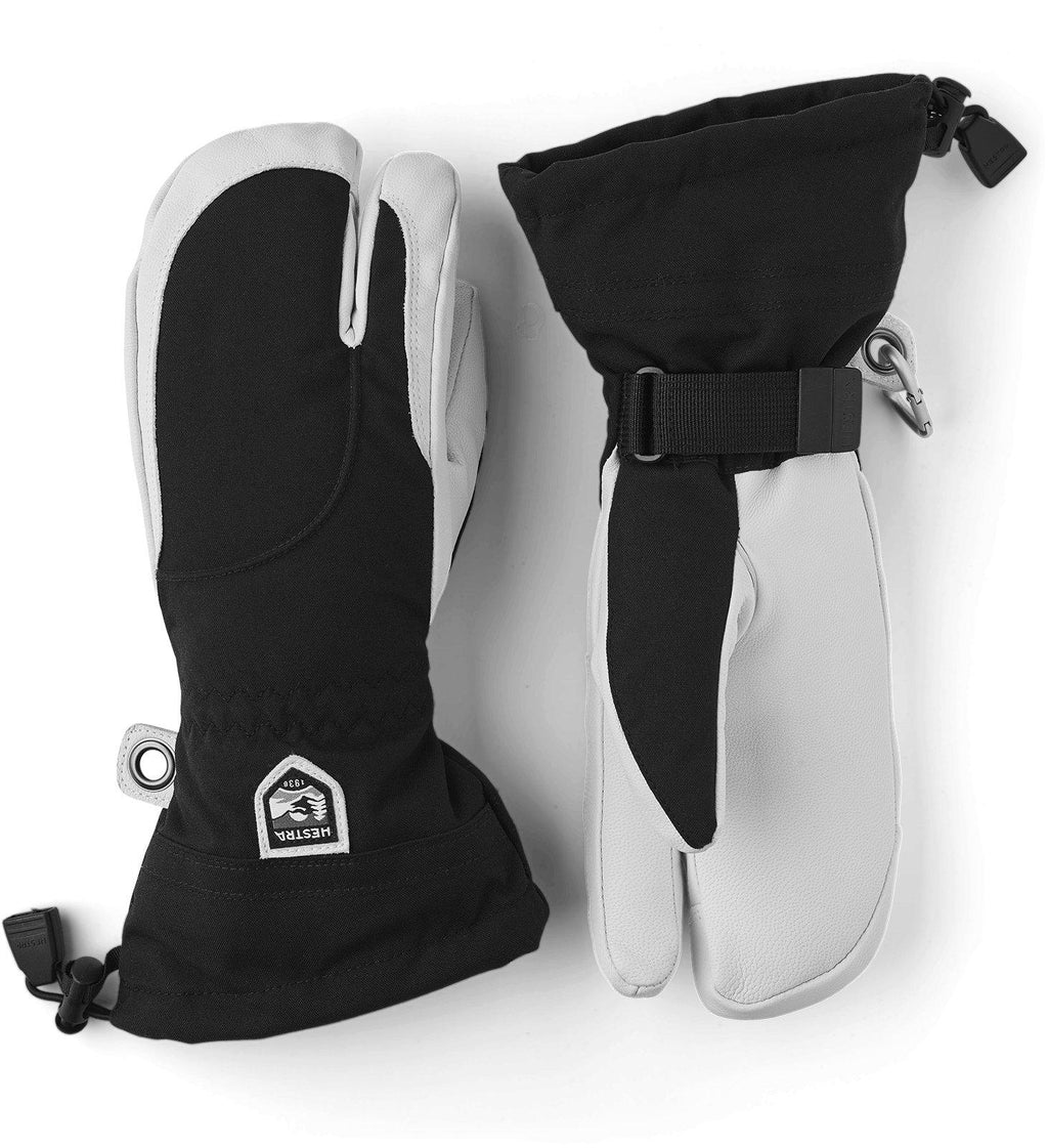 Women's Heli Ski 3 Finger Glove - Black