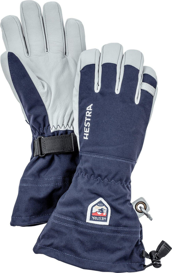 Men's Army Leather Heli Ski Glove - Navy