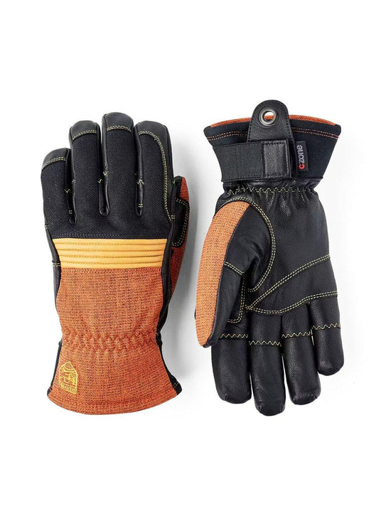 Men's Couloir Ski Gloves - Red / Black