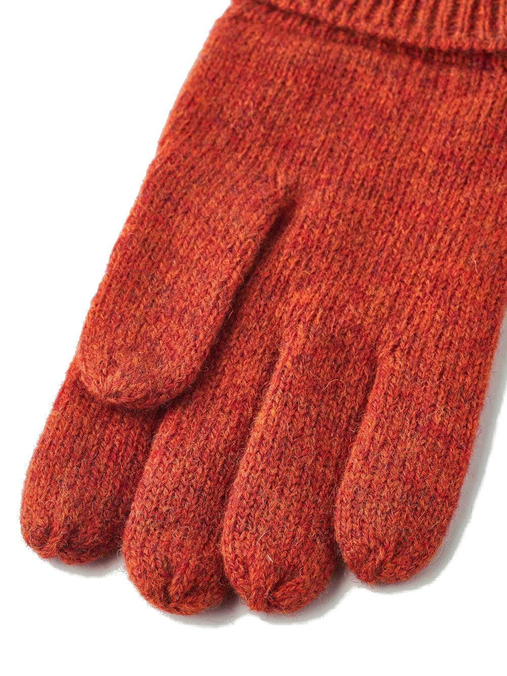 Unisex Raggwool Gloves - Red