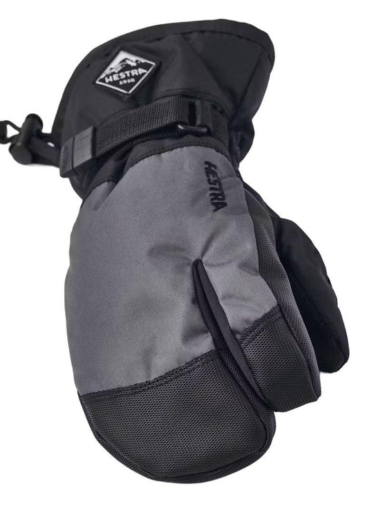 Kids' Gauntlet Czone 3 Finger Gloves - Grey