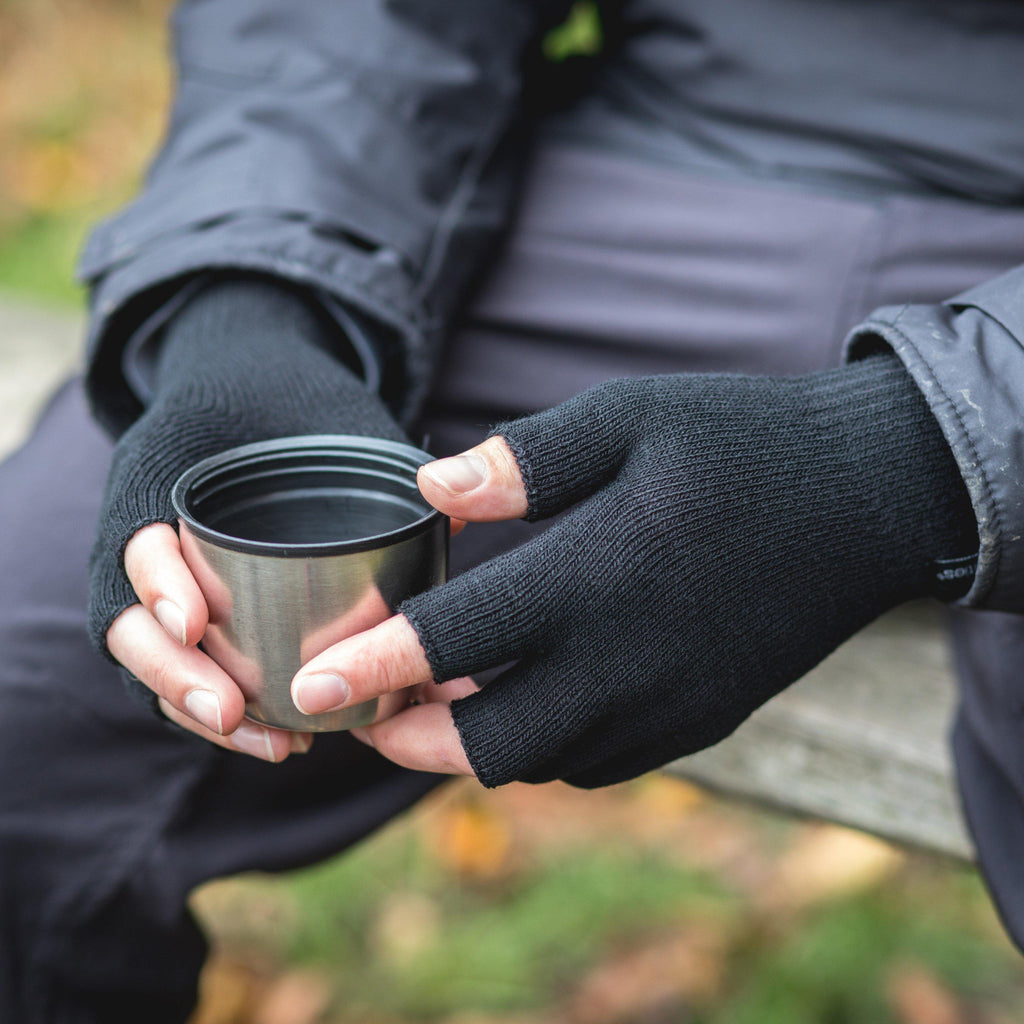Fingerless Thinny Glove - Black