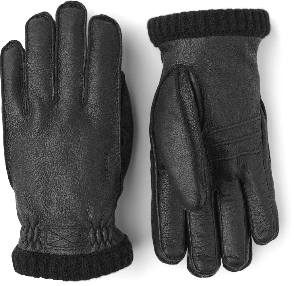 Deerskin Primaloft Rib Glove - Black