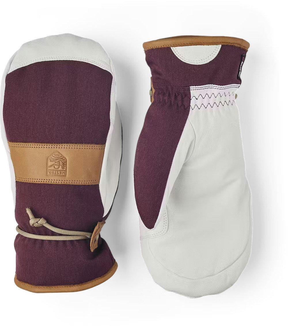 Hestra Women's Voss C-Zone Mitts - Bordeaux Red | Tiso