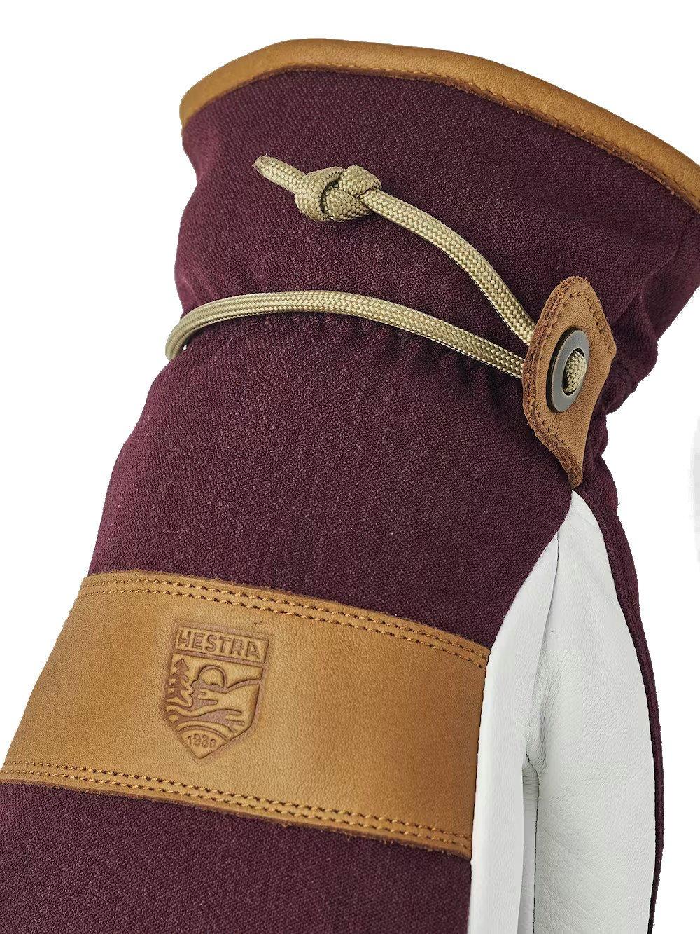 Hestra Women's Voss C-Zone Mitts - Bordeaux Red | Tiso